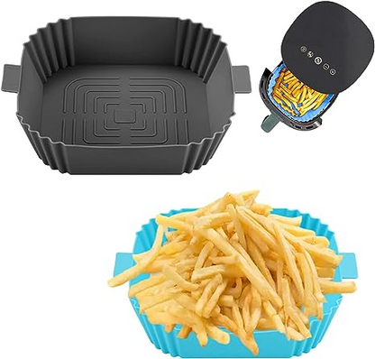 Air Fryer Silicone Baking Tray - 2 Pcs (1 Pack)