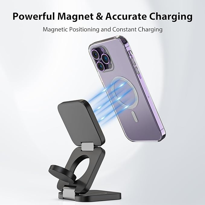 3 in 1 Portable Magnetic Fast Charging Station