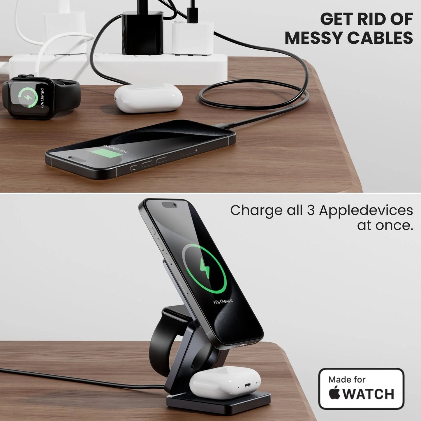 3 in 1 Portable Magnetic Fast Charging Station